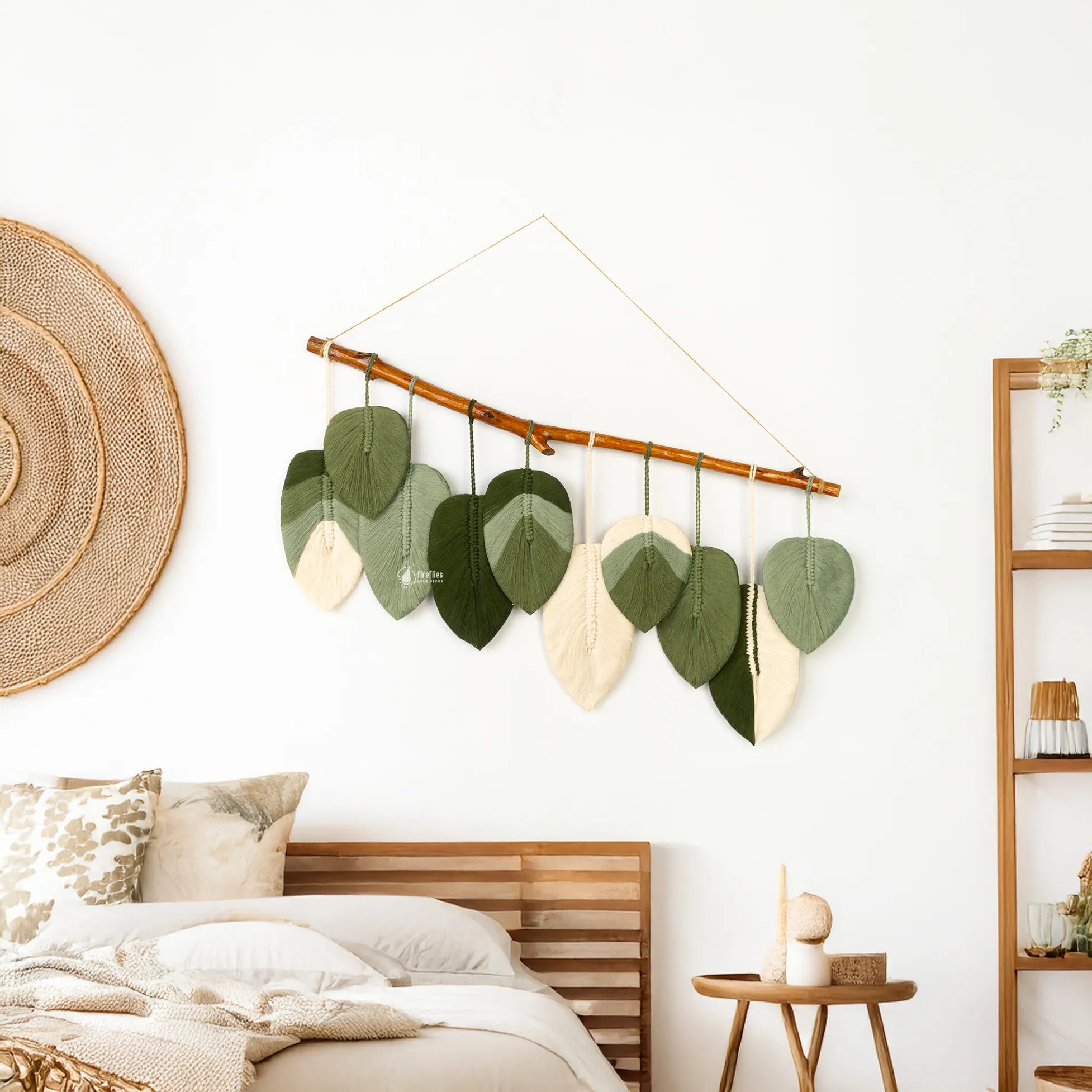 Translation missing: en.tropical macrame wall hanging for boho bedroom decor: Bedroom Oasis Decor