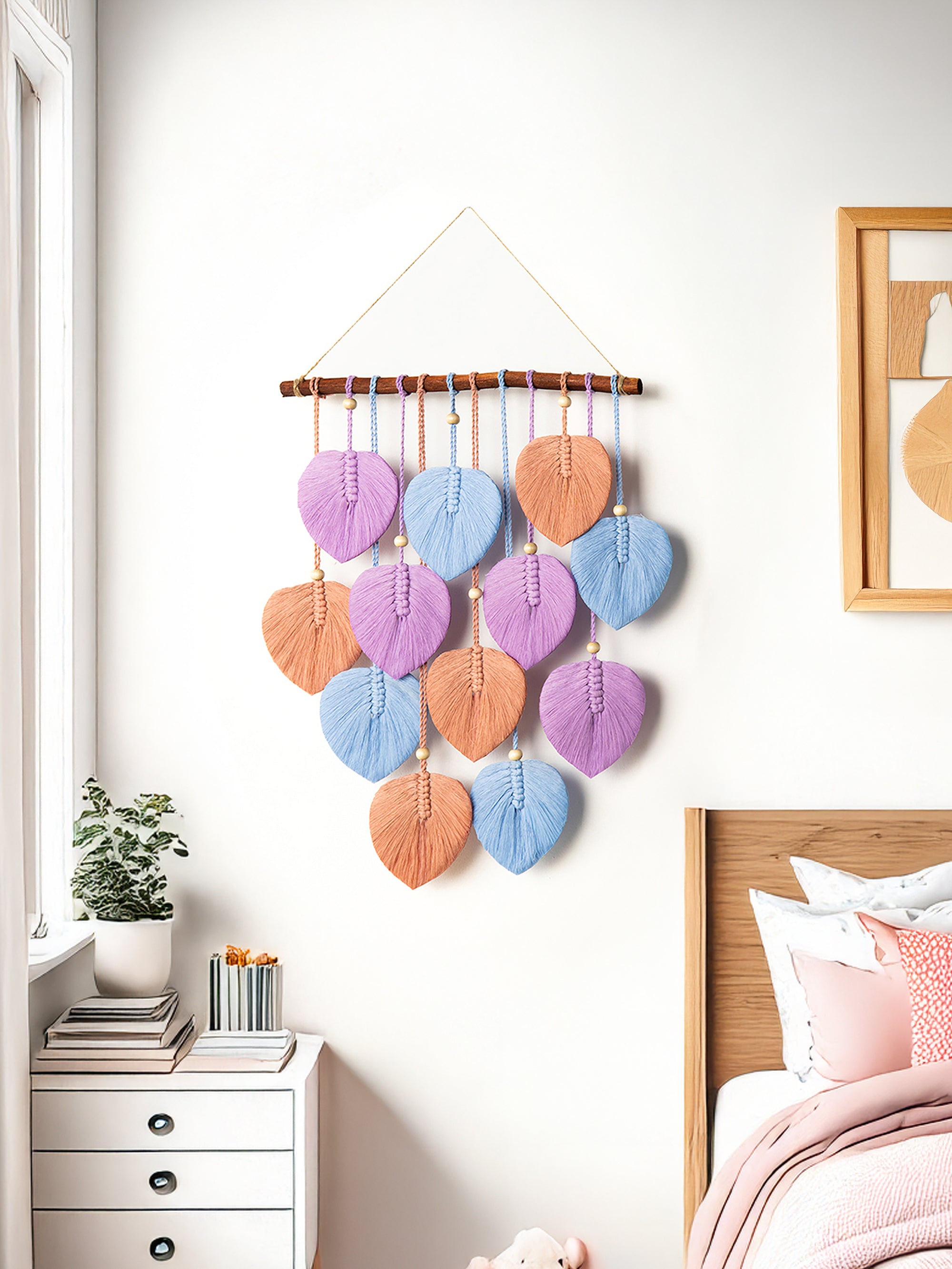 Astra Macrame Leaf Wall Hanging
