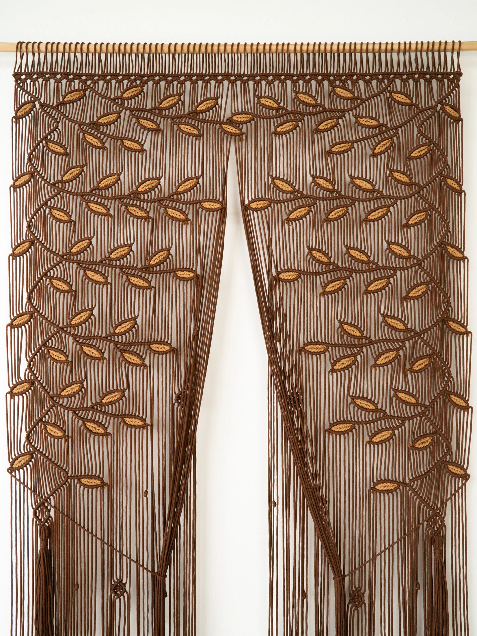 Bohem Brown Latte Doorway Curtain