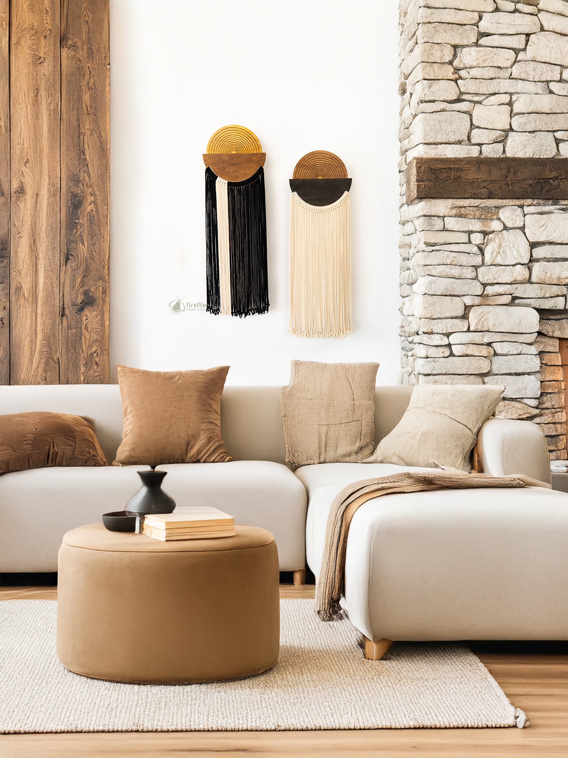 Circa Macrame Fiber Wall Art