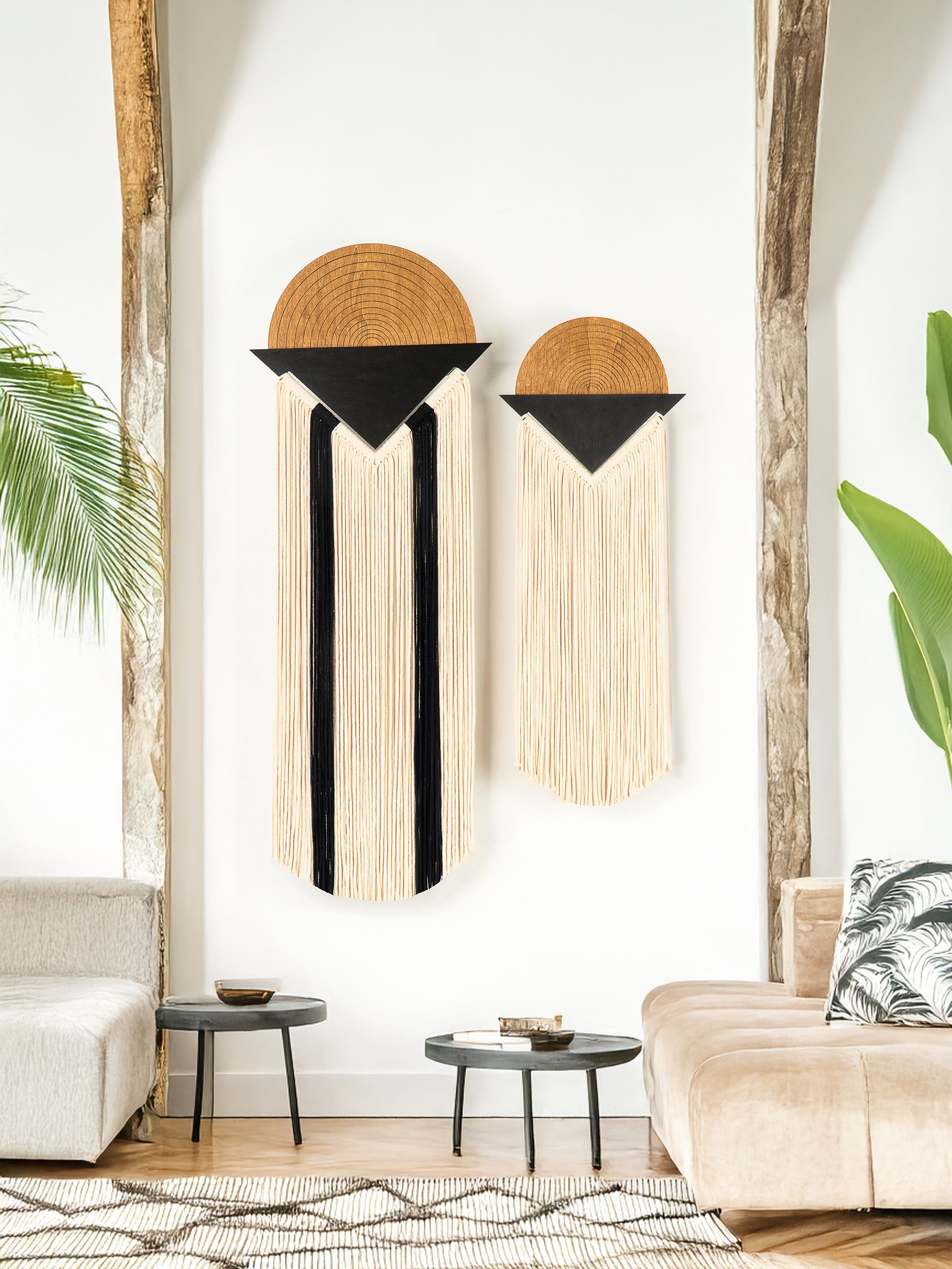 Circa Macrame Fiber Wall Art Y38