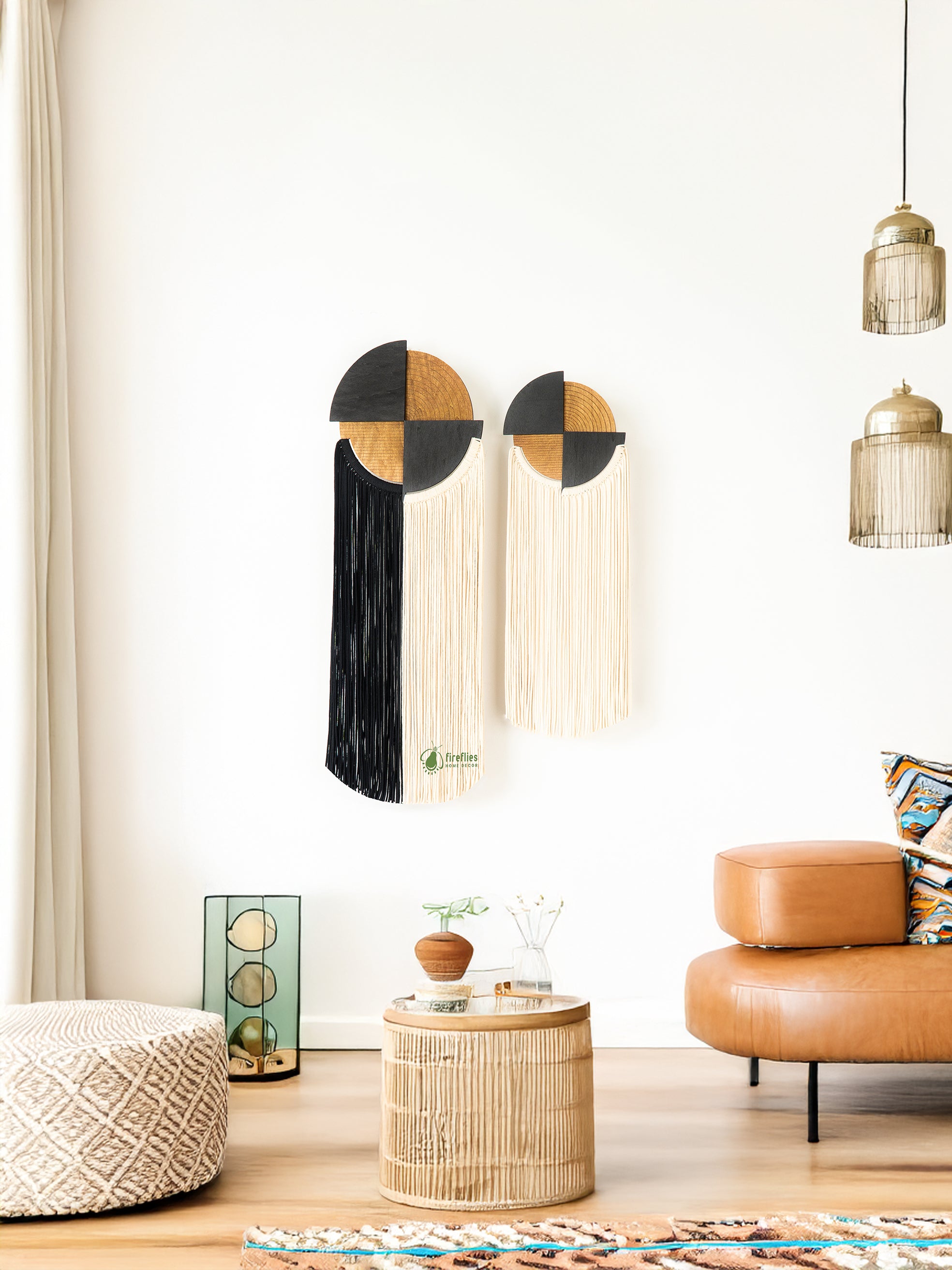 Circa Macrame Fiber Wall Art Y39