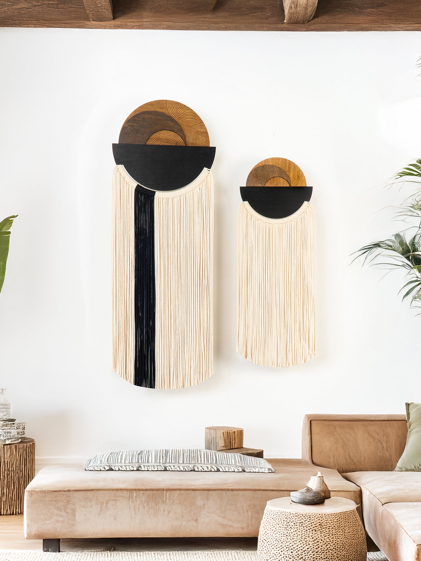 Circa Macrame Fiber Wall Art Y41