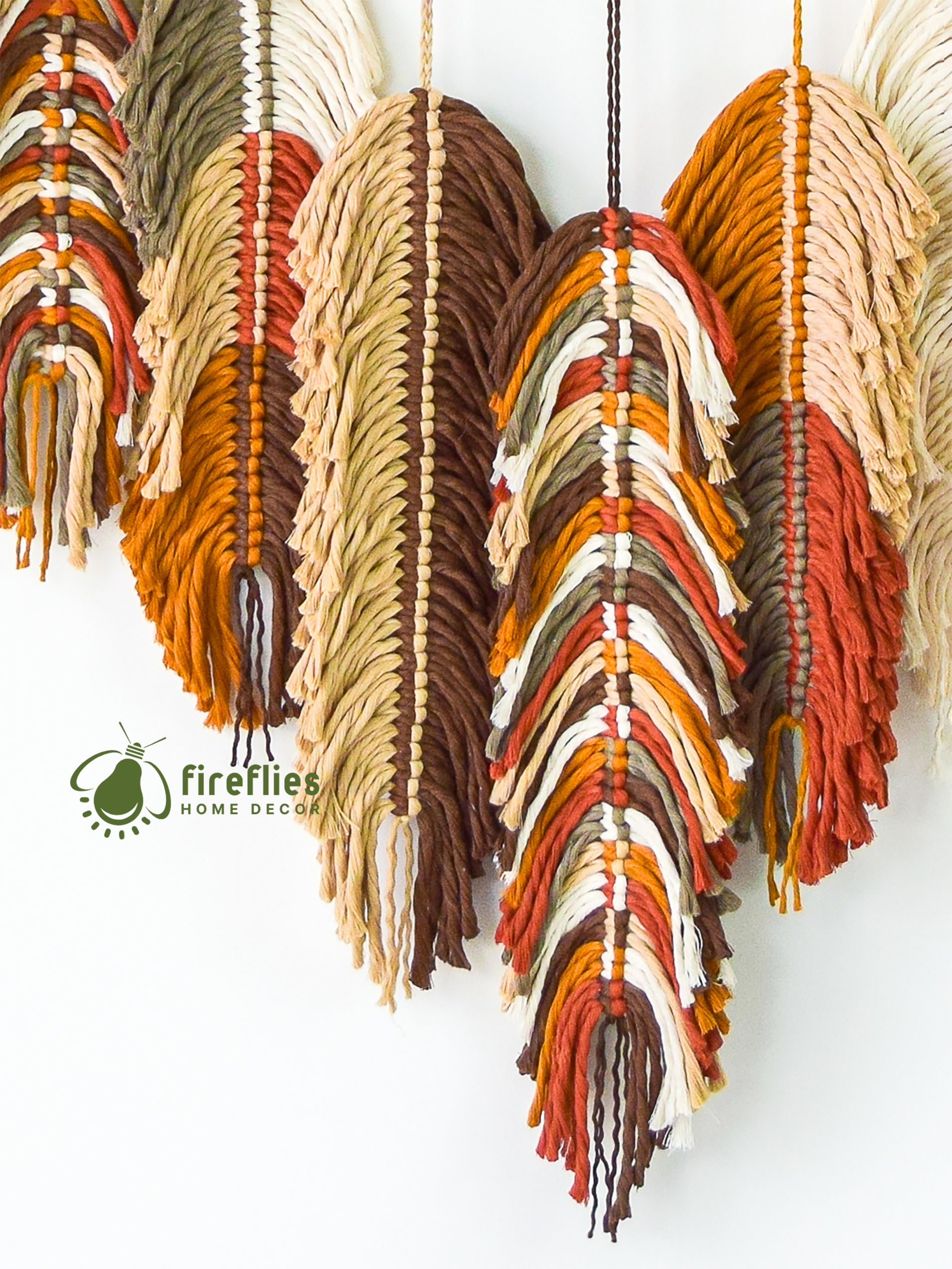 Soko Tropical Feather Macrame Art (S5)