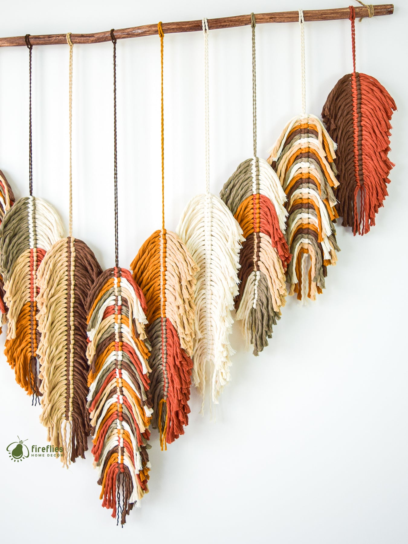 Soko Tropical Feather Macrame Art (S5)