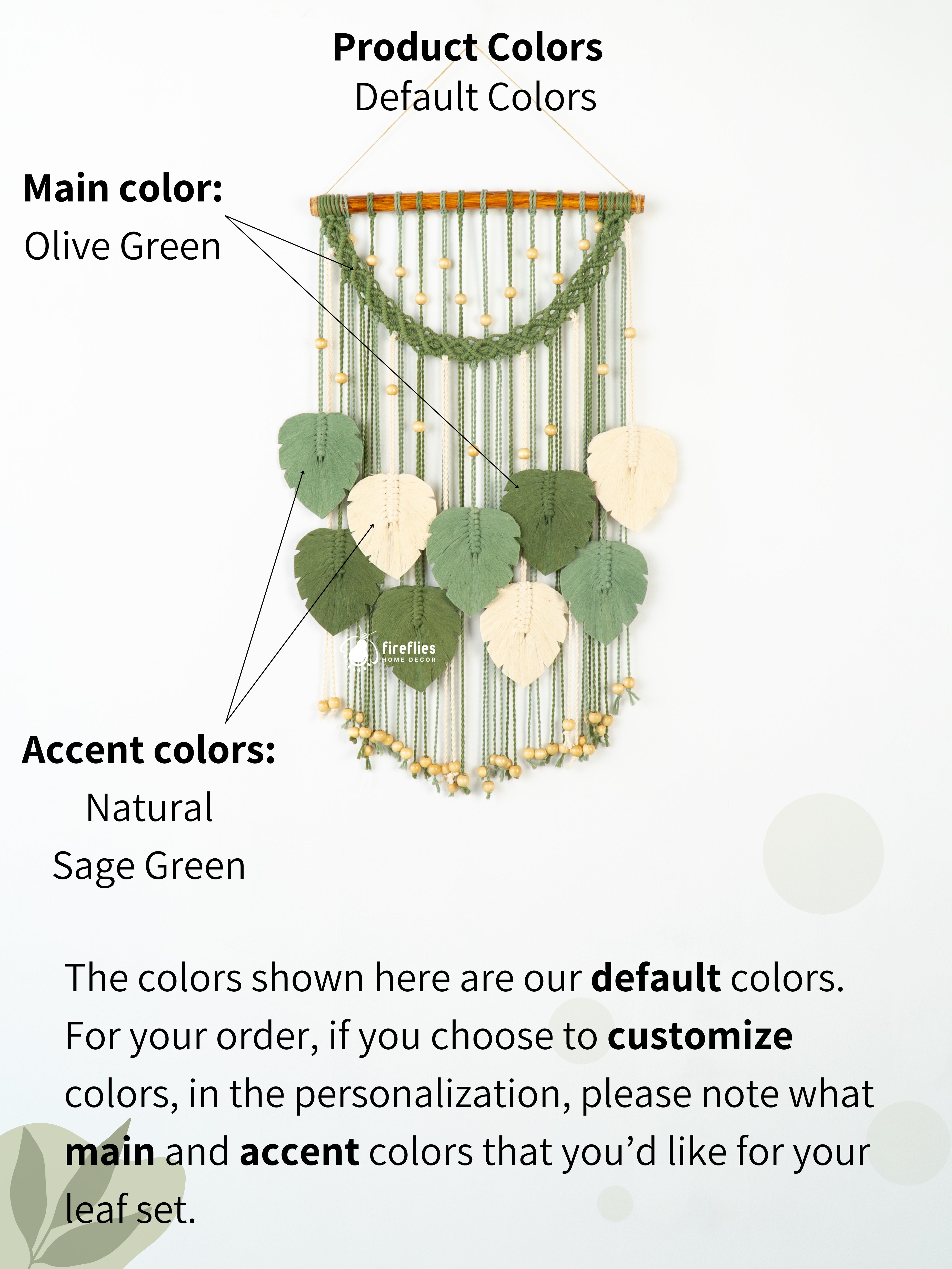 Handcrafted macrame leaf art, perfect for natural or boho decor    
