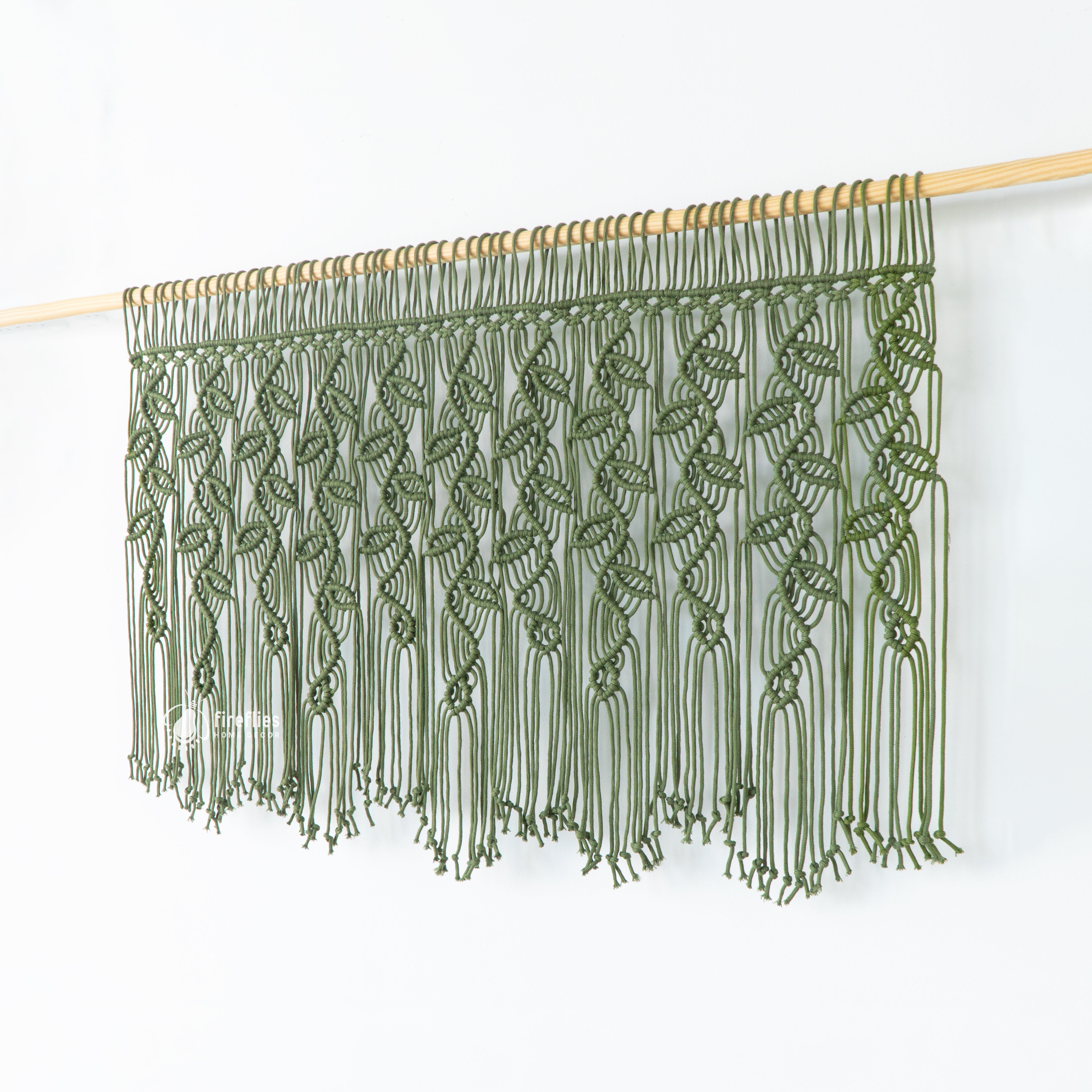 Boho macrame curtain, perfect for simple or stylish homes 
