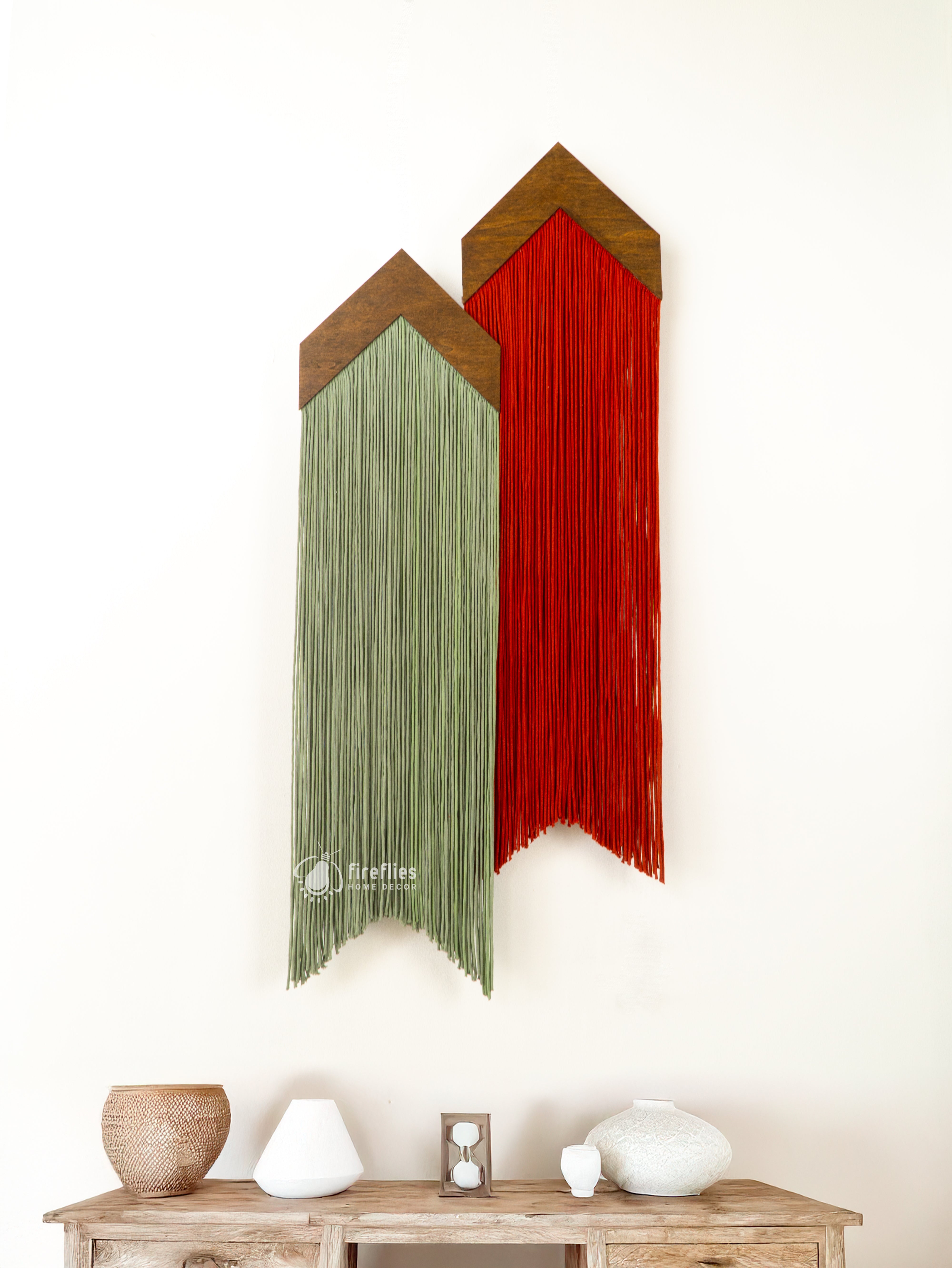 Nomad Macrame Fiber Wall Art