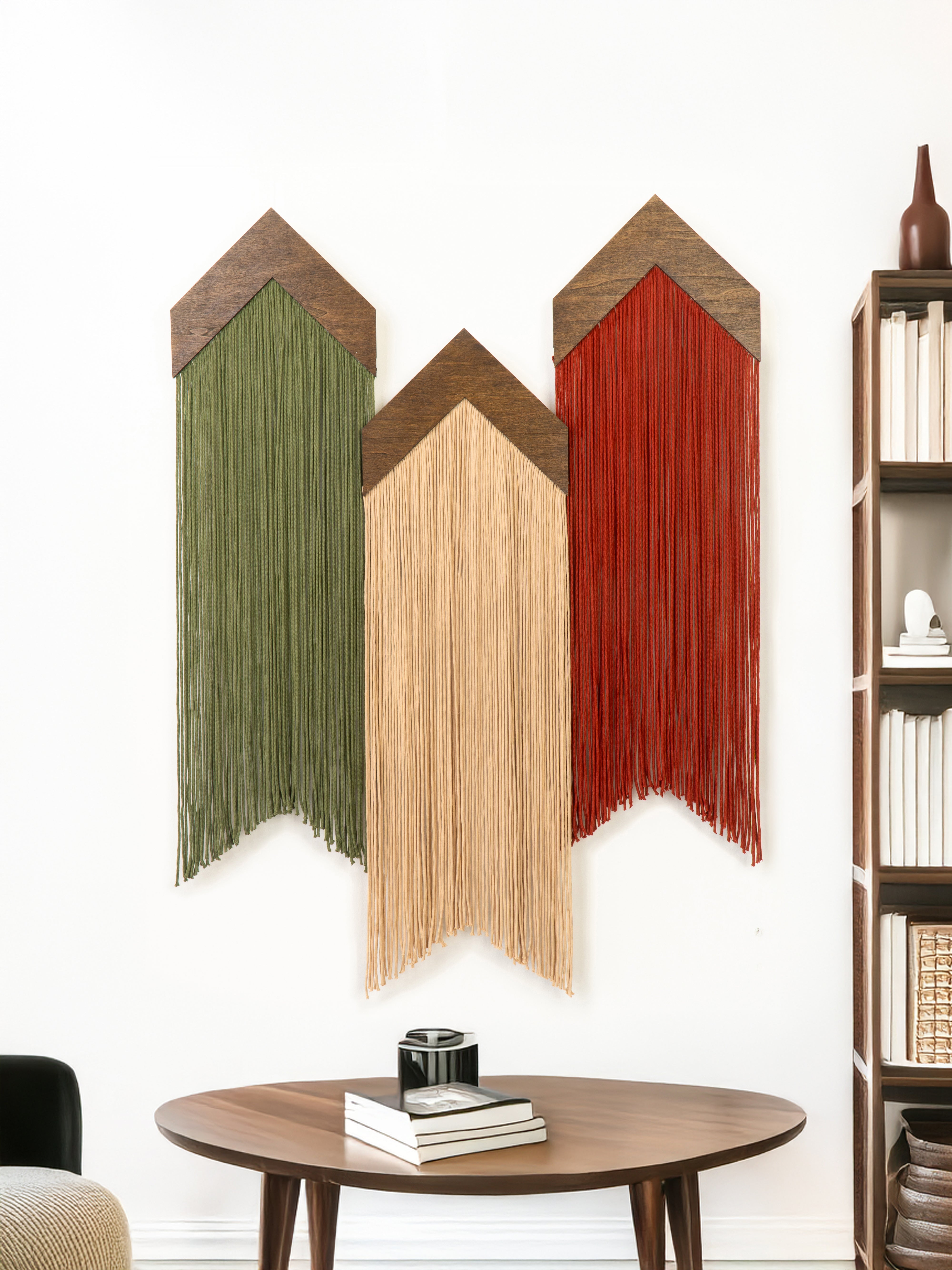 Nomad Macrame Fiber Wall Art