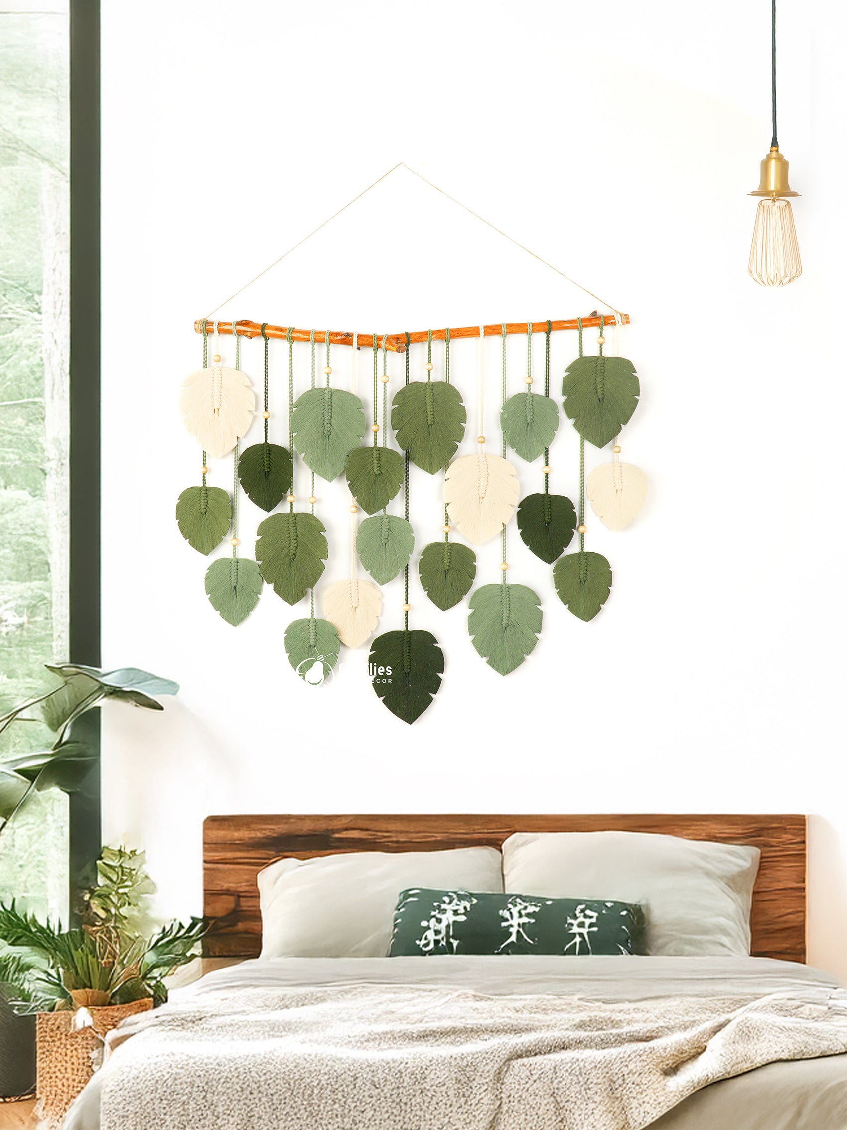 Poncha Tropical Macrame Tapestry