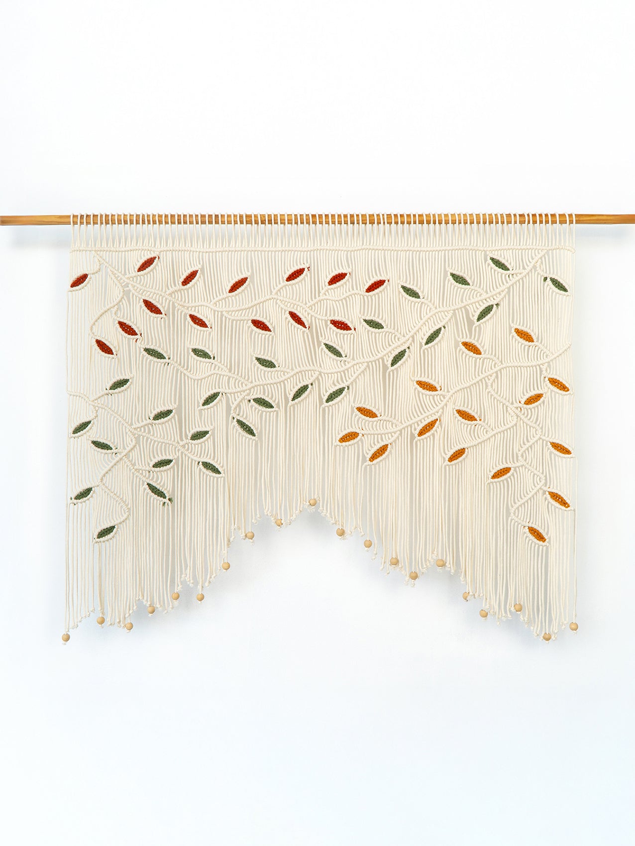 Safara Natural Trio Macrame Window Curtain