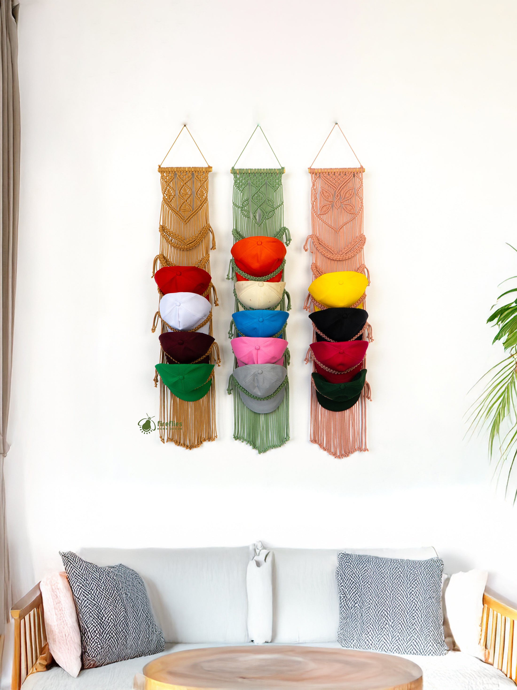Snap Macrame Cap Holders