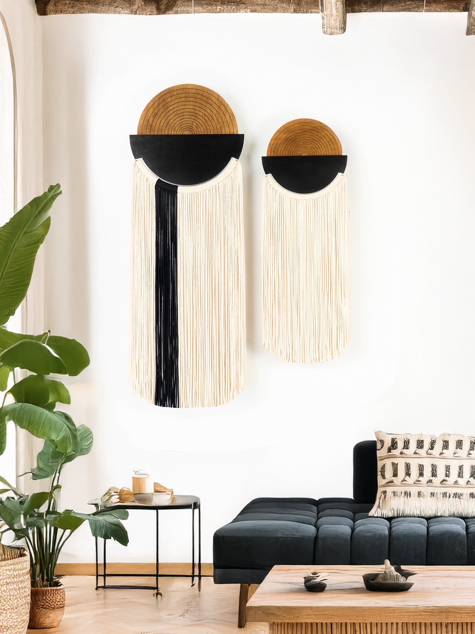 Circa Macrame Fiber Wall Art Y40