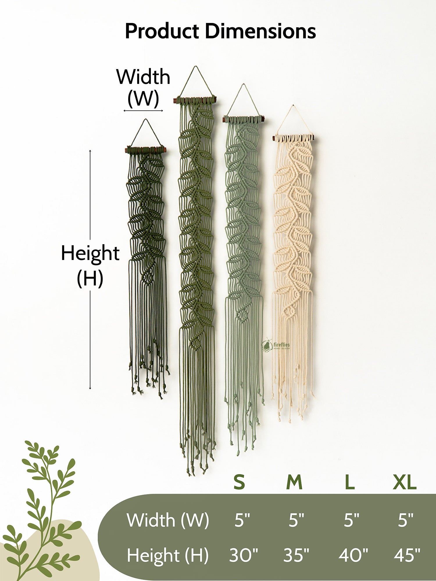 Red fringe curtain with dimensions on a white background