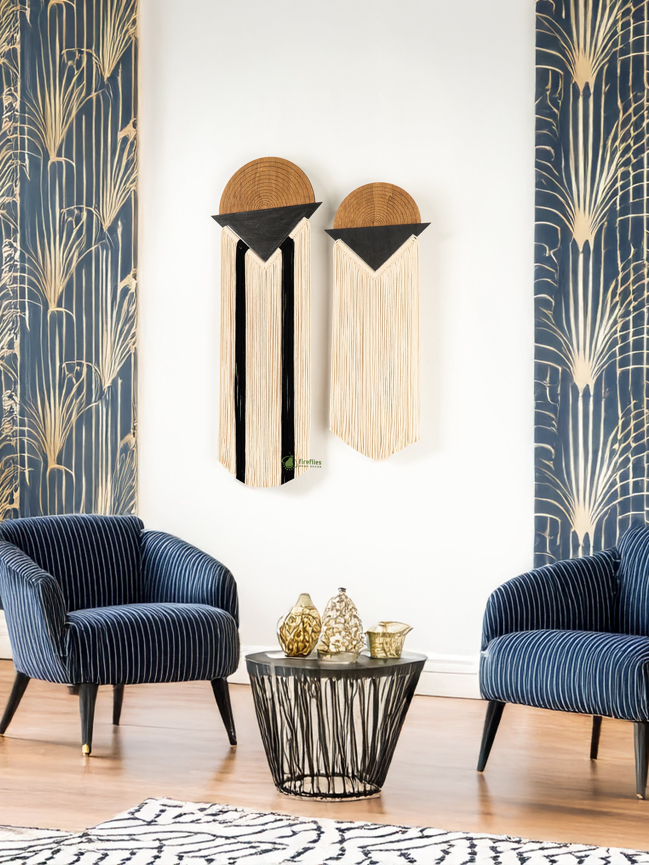 Circa Macrame Fiber Wall Art Y38