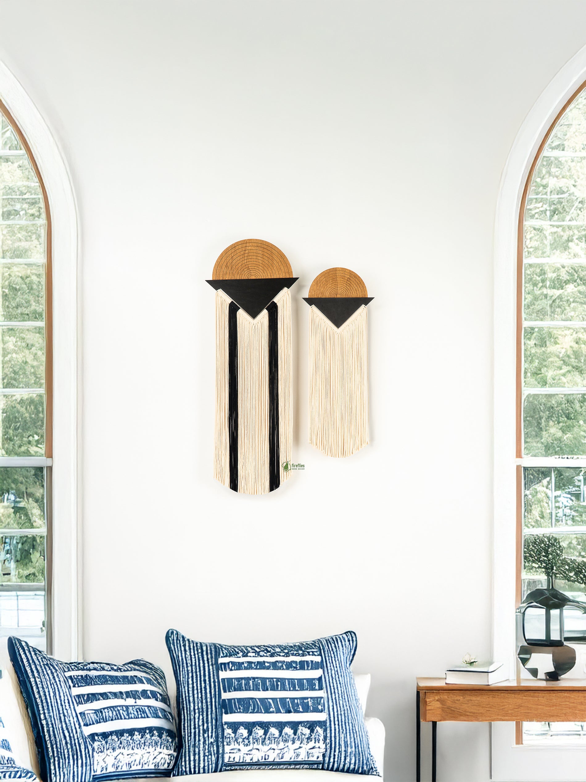 Circa Macrame Fiber Wall Art Y38