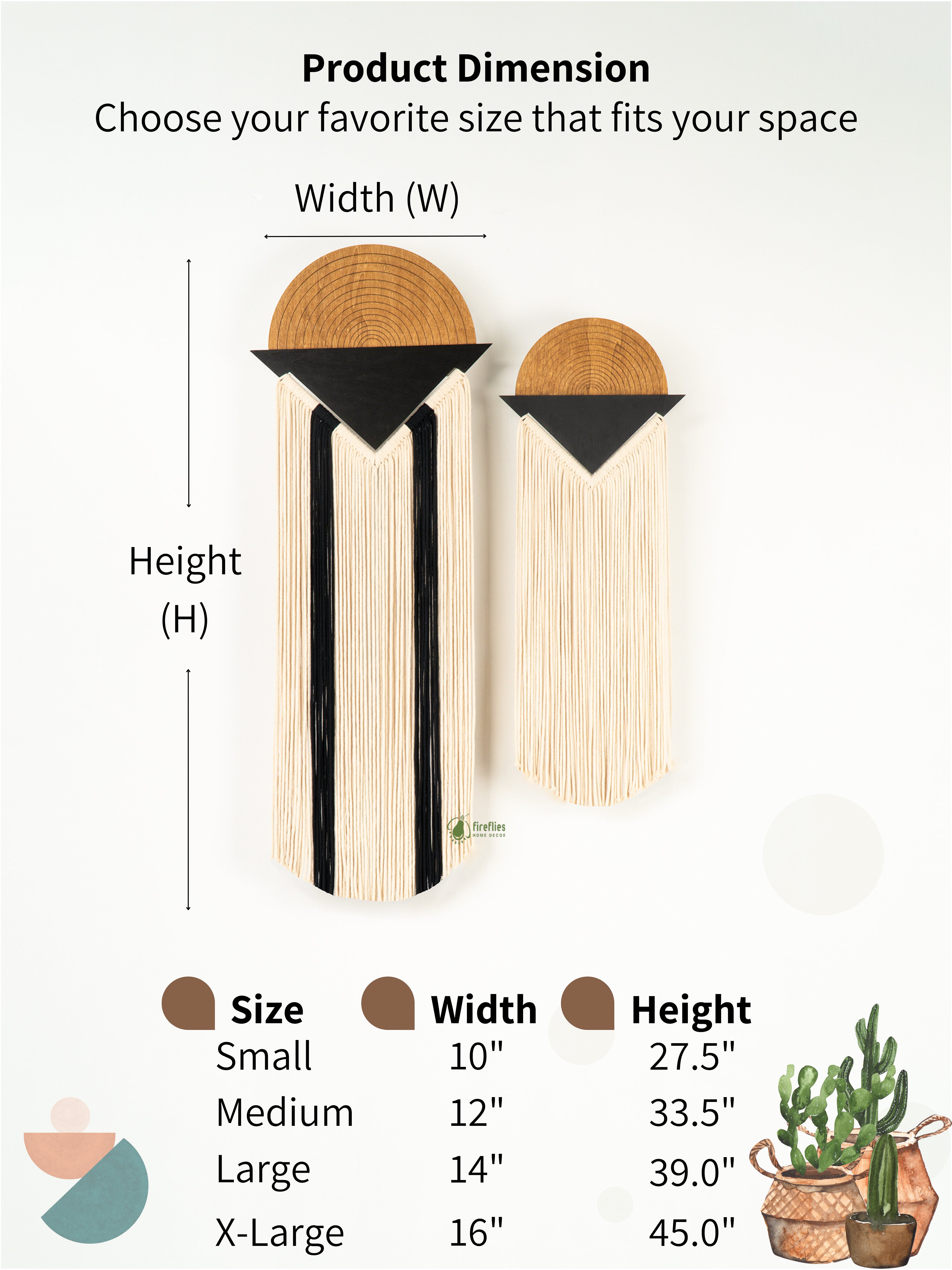 Circa Macrame Fiber Wall Art Y38