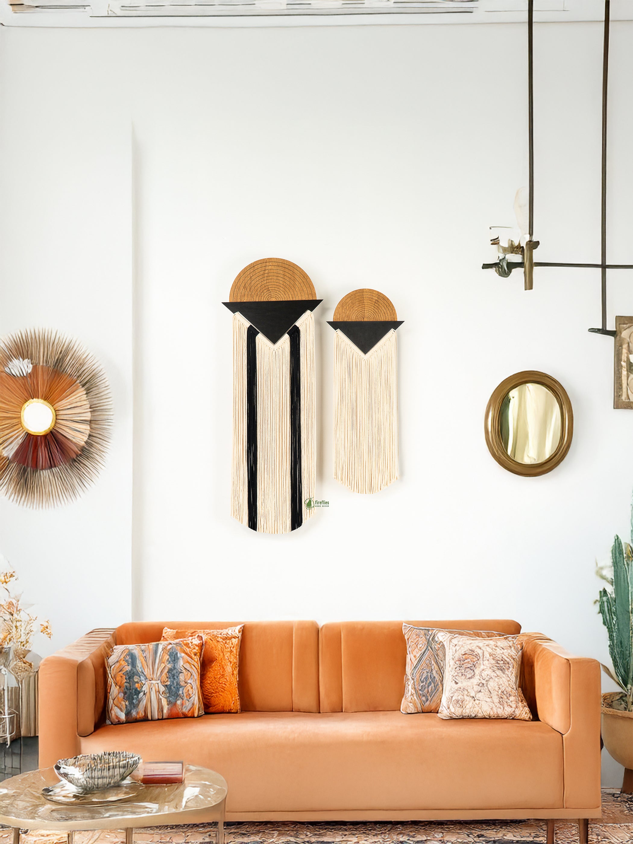 Circa Macrame Fiber Wall Art Y38