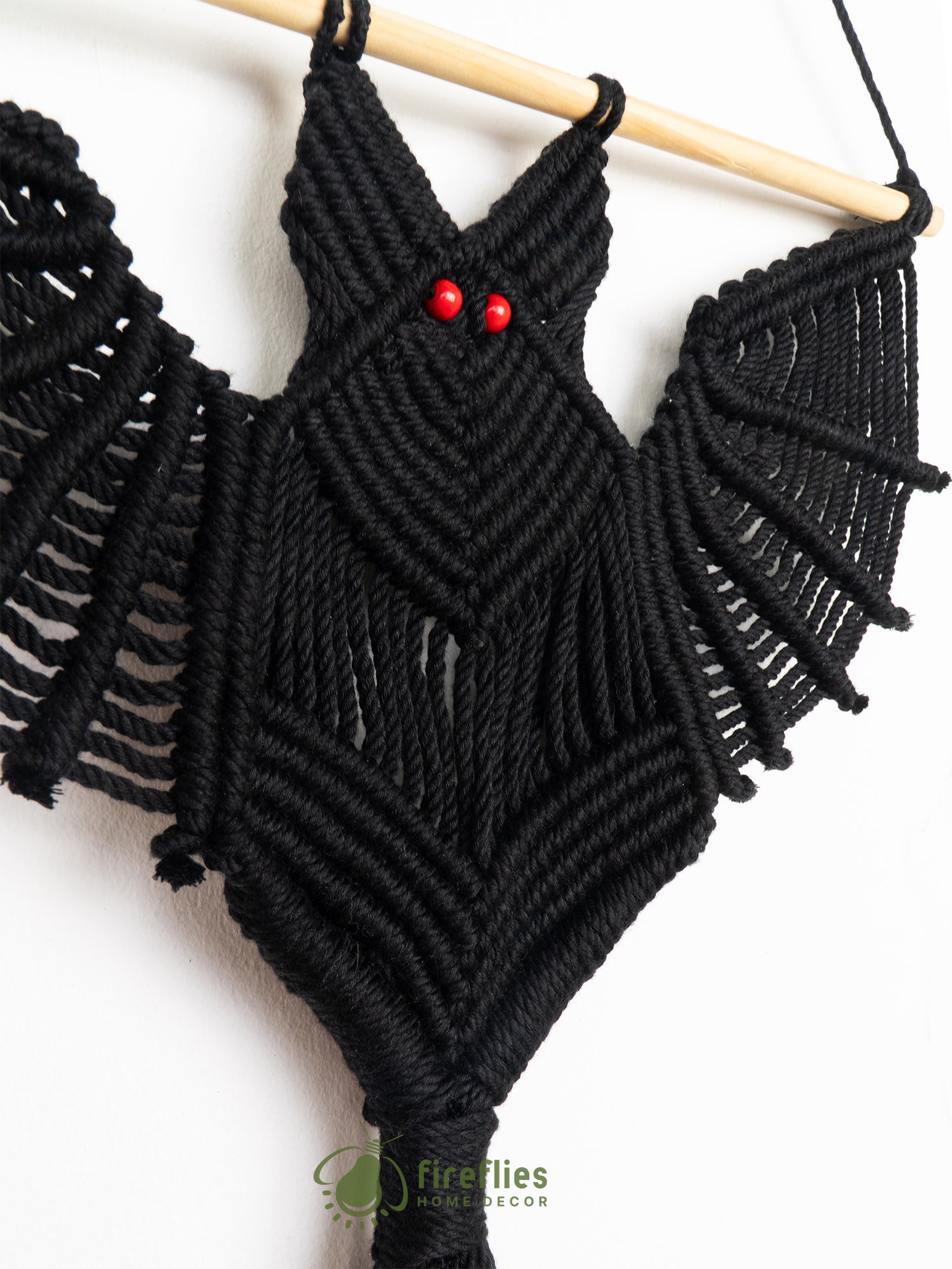 Boho Macrame Bat Wall Hangings for Halloween Decoration 